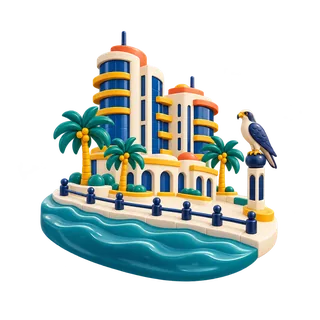 Abu Dhabi illustration